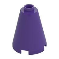 Cone 2 × 2 × 2, Open Stud Dark Purple