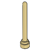 Antenna 1 × 4 with Rounded Top Tan