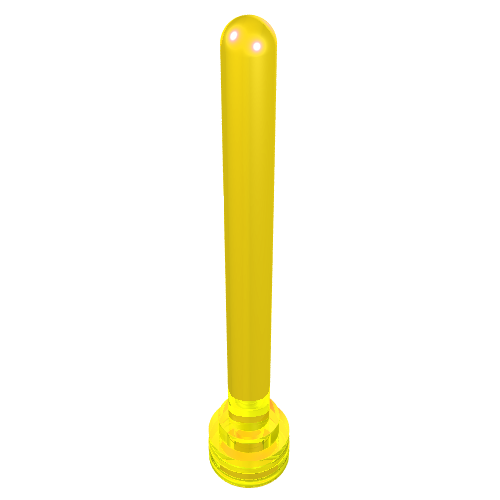 Antenna 1 × 4 with Rounded Top Trans-Yellow