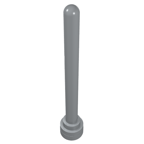 Antenna 1 × 4 with Rounded Top Hellblaugrau