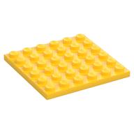 Plate 6 × 6 Yellow