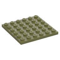 Plate 6 × 6 Olive Green
