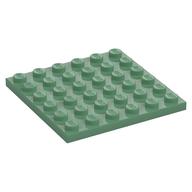 Plate 6 × 6 Sand Green