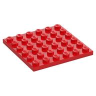 Platte 6 × 6 Rot