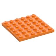 Platte 6 × 6 Mittelorange