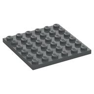 Plate 6 × 6 Dark Bluish Gray