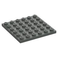 Platte 6 × 6 Dunkelgrau
