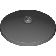 Dish 4 × 4 Inverted [Radar] Dark Bluish Gray