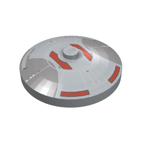 Dish 4 × 4 Inverted [Radar] with Sith Print Hellblaugrau