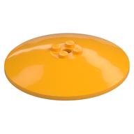 Dish 8 × 8 Inverted [Radar], Solid Studs, Rounded Anti-stud Underside Bright Light Orange