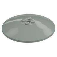 Dish 8 × 8 Inverted [Radar], Solid Studs, Rounded Anti-stud Underside Hellgrau