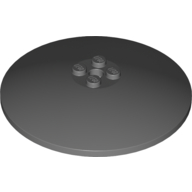 Dish 8 × 8 Inverted [Radar], Solid Studs, Rounded Anti-stud Underside Dunkelblaugrau