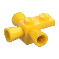 Brick Special 1 × 1 with 3 Speakers / Loudspeakers / Space Positioning Rockets Gelb