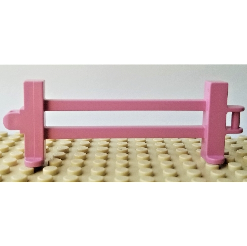 Duplo Fence 1 × 5 × 1 1/2, Interlocking Duplo Pink