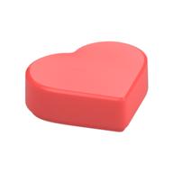 Tile 1 × 1 Heart Coral