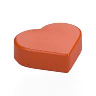Tile 1 × 1 Heart Reddish Orange