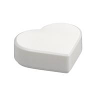 Tile 1 × 1 Heart Weiß