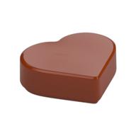 Tile 1 × 1 Heart Dunkelorange