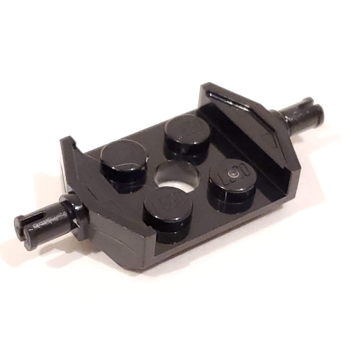 Plate Special 2 × 2 with Wheels Holder Wide [Reinforced Underside Type 2]