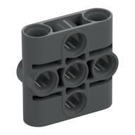 Technic Verbinder Lochbalken 3 × 3 Dunkelblaugrau