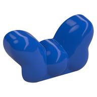 Duplo Brick Special 1 × 2 Bow Blau