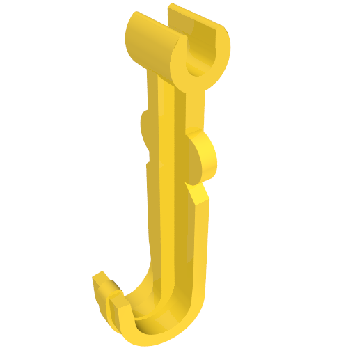 Hook, Wide Yellow
