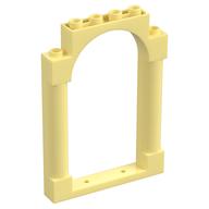 Panel 1 × 6 × 7 with 2 Columns and Arch Bright Light Yellow