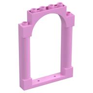 Panel 1 × 6 × 7 with 2 Columns and Arch Bright Pink