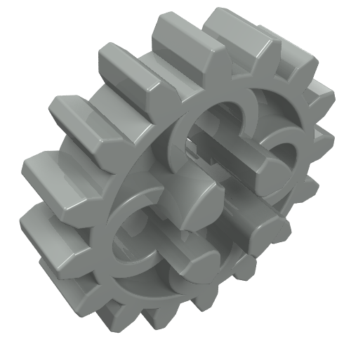 Technic Gear 16 Tooth with Round Holes [Old Style]