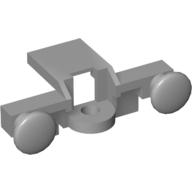 Train Buffer Beam Light Bluish Gray