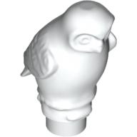 Animal, Bird, Owl Large, Rounded Features Weiß