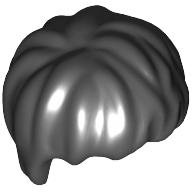 Hair Short Tousled Schwarz