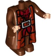 Body Giant, Hagrid, Shirt and Belt Print - with Arms and Light Nougat Moveable Hands Rotbraun