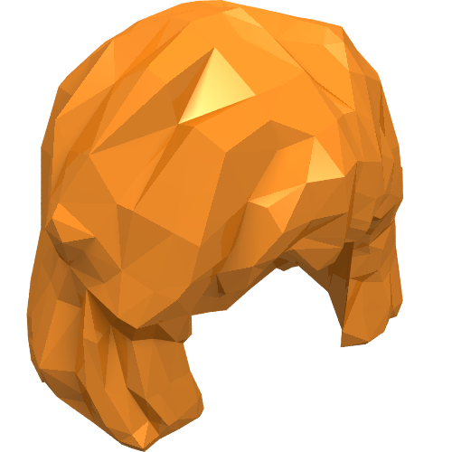 Hair Mid-Length Orange