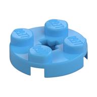 Plate Round 2 × 2 with Axle Hole Type 1 (+ Opening) Medium Blue
