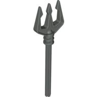 Large Figure Weapon Trident, with Long Axle Dunkelgrau