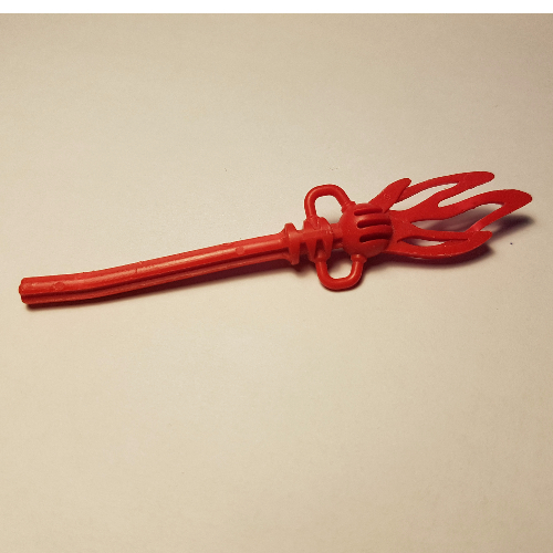 Large Figure Weapon Staff, Long Axle, Flame 1 × 12
