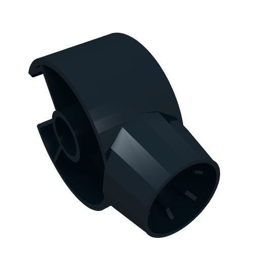 Animal / Creature Body Part, Dinosaur Neck / Tail Ring Schwarz