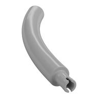Animal Body Part / Plant, Tail / Neck / Branch / Trunk, Middle Section with Pin, Round Pin Hole Pearl Light Gray
