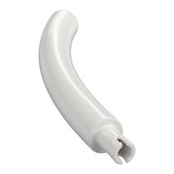 Animal Body Part / Plant, Tail / Neck / Branch / Trunk, Middle Section with Pin, Round Pin Hole Weiß