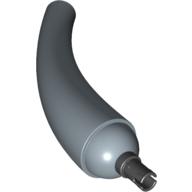 Animal / Creature Body Part, Tail / Neck, Base Section with Black Pin Sand Blue