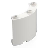 Panel 4 × 4 × 3 Quarter Cylinder Weiß