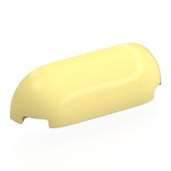 Stein rund, gebogen dreifach 1 × 4 × 1 Leuchtendes Hellgelb