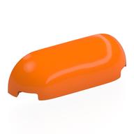 Stein rund, gebogen dreifach 1 × 4 × 1 Orange