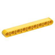 Technic Beam 1 × 9 Thick Yellow