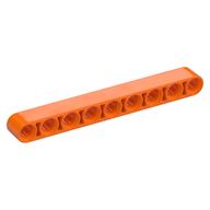 Technic Beam 1 × 9 Thick Orange