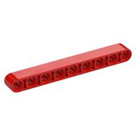 Technic Beam 1 × 9 Thick Red