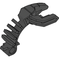 Large Figure Weapon, Disk Throwing Arm (Tohunga) Schwarz