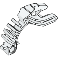 Large Figure Weapon, Disk Throwing Arm (Tohunga) White