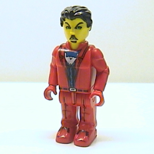 Juniors Midifig, Bank Robber with Red Legs and Black Hair Rot